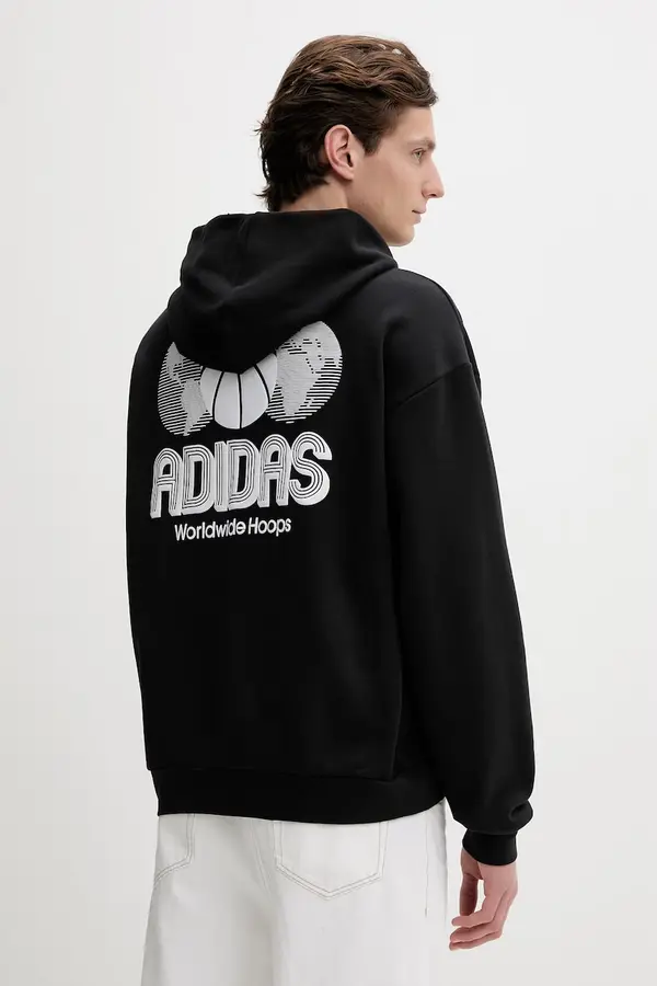 adidas Originals Bombažen pulover adidas Originals World Wide Hoops