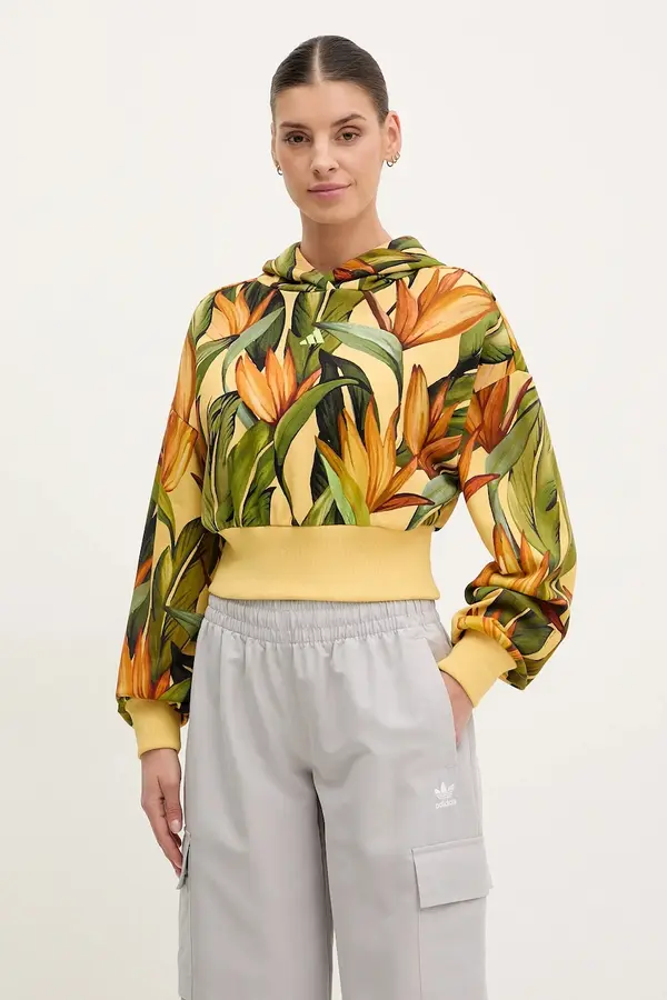 adidas Bombažen pulover adidas x Farm Rio