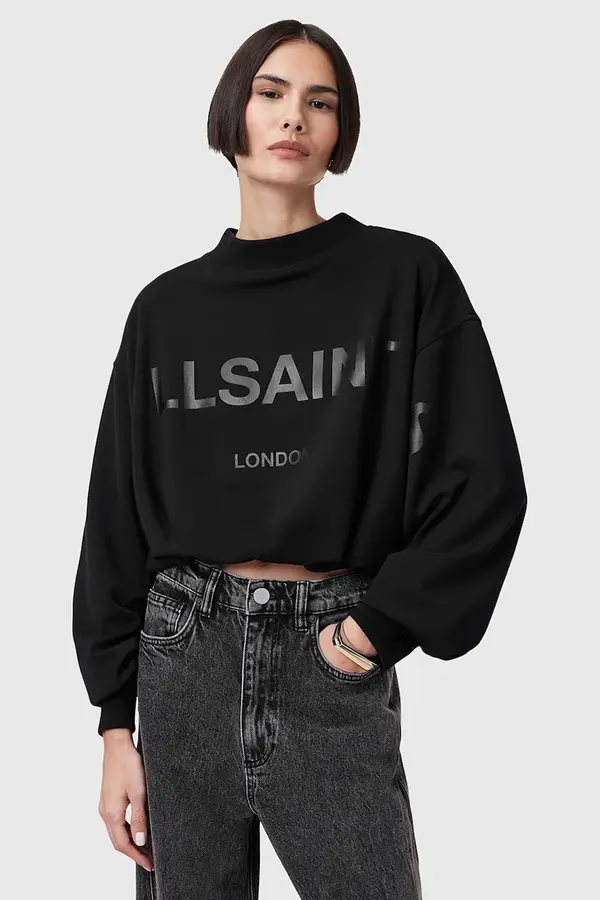 AllSaints Bombažen pulover AllSaints BIGGY ASTER