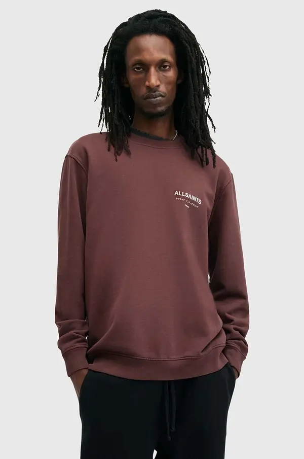 AllSaints Bombažen pulover AllSaints UNDERGROUND
