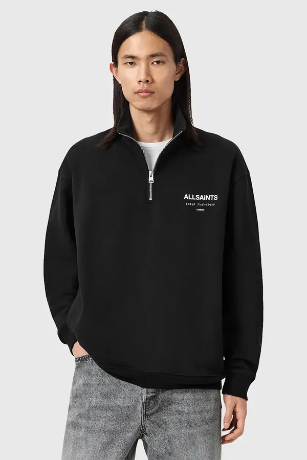 AllSaints Bombažen pulover AllSaints UNDERGROUND