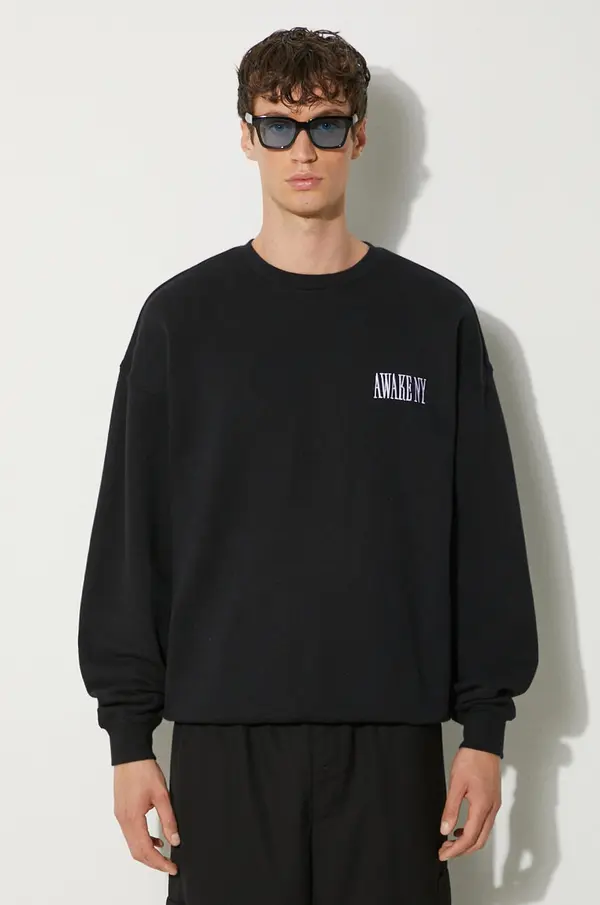 Awake NY Bombažen pulover Awake NY Awake Crewneck