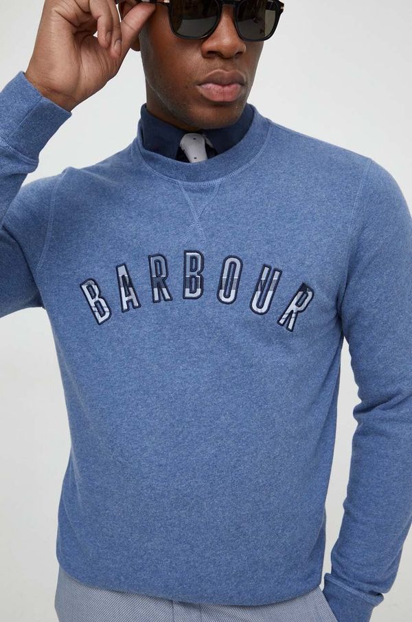 Barbour Bombažen pulover Barbour moška