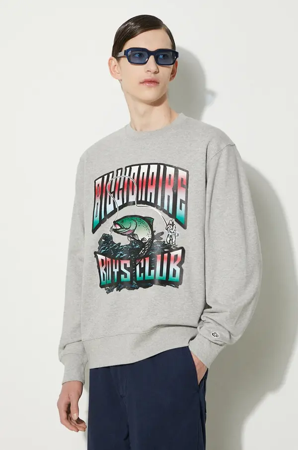 Billionaire Boys Club Bombažen pulover Billionaire Boys Club Big Catch Crewneck