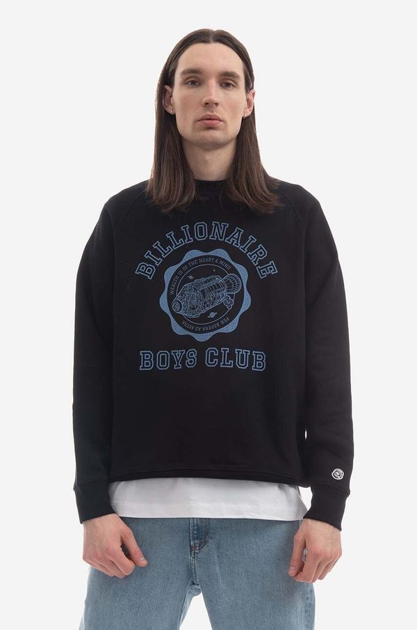 Billionaire Boys Club Bombažen pulover Billionaire Boys Club moška, črna barva