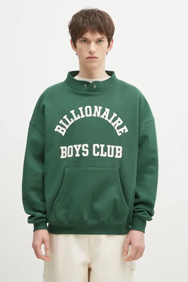 Billionaire Boys Club Bombažen pulover Billionaire Boys Club Stand Collar Sweatshirt