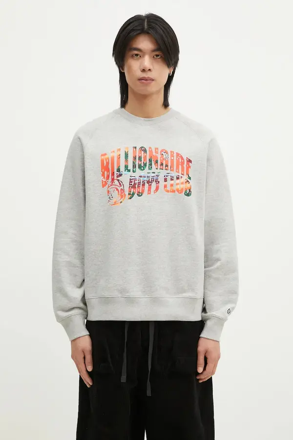 Billionaire Boys Club Bombažen pulover Billionaire Boys Club Tropical Island Fill Arch Logo Crewneck
