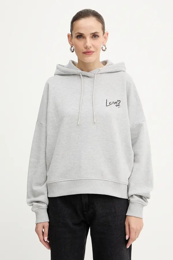 BOSS Orange Bombažen pulover BOSS Orange C_Ehoody1
