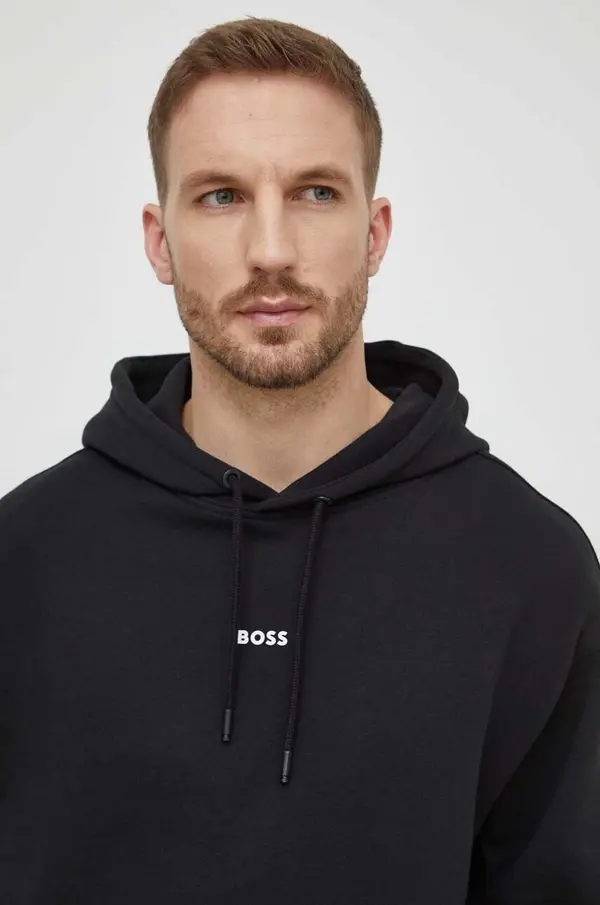 BOSS Orange Bombažen pulover Boss Orange WeSmallhood