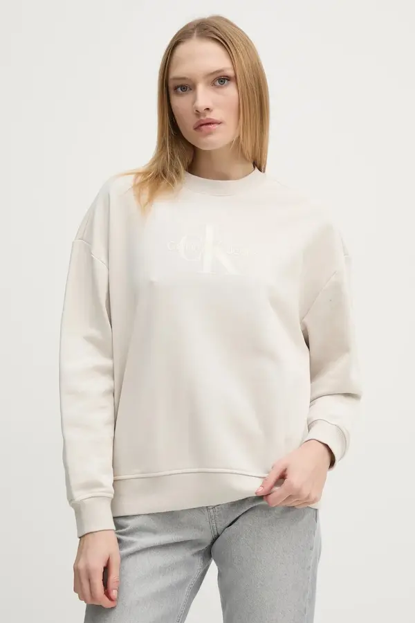 Calvin Klein Jeans Bombažen pulover Calvin Klein Jeans