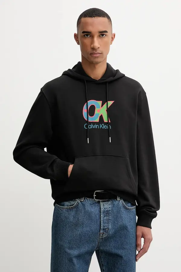 Calvin Klein Bombažen pulover Calvin Klein