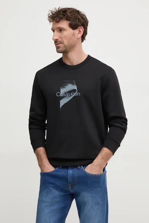 Calvin Klein Bombažen pulover Calvin Klein
