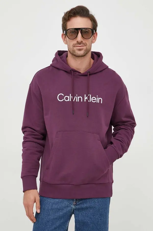 Calvin Klein Bombažen pulover Calvin Klein