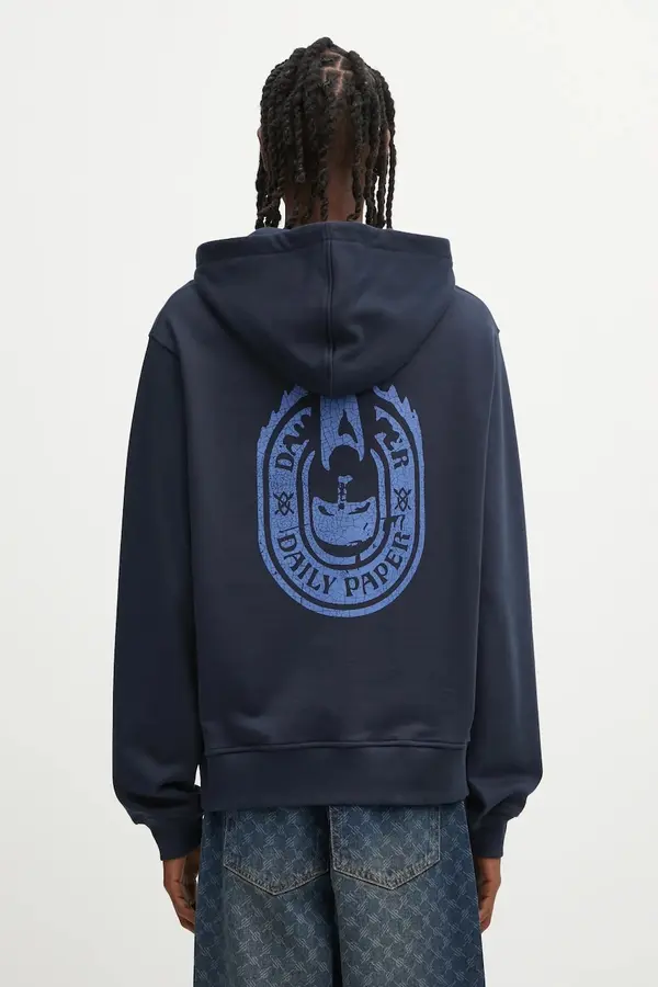 Daily Paper Bombažen pulover Daily Paper Candle Label Hoodie