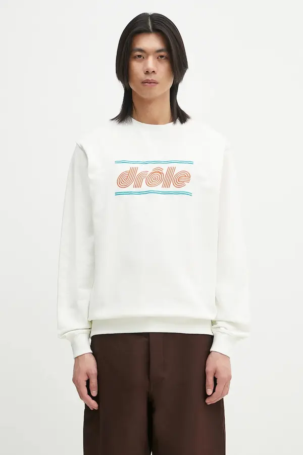 Drôle de Monsieur Bombažen pulover Drôle de Monsieur Le Sweatshirt Pique Tennis
