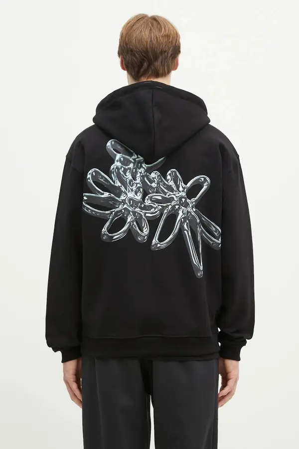 Filling Pieces Bombažen pulover Filling Pieces Chrome Flower