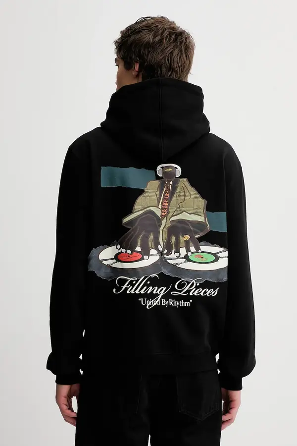 Filling Pieces Bombažen pulover Filling Pieces Hoodie DJ