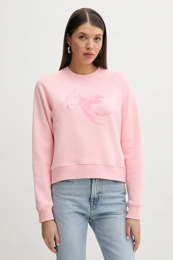 Fiorucci Bombažen pulover Fiorucci Cupid Print Slim Fit Sweatshirt