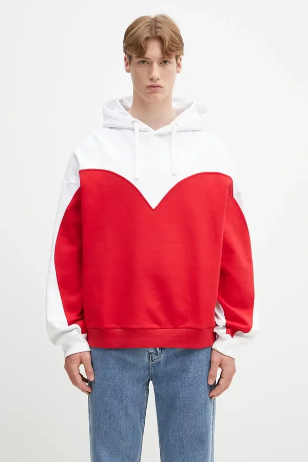 Fiorucci Bombažen pulover Fiorucci Heart Relaxed Fit