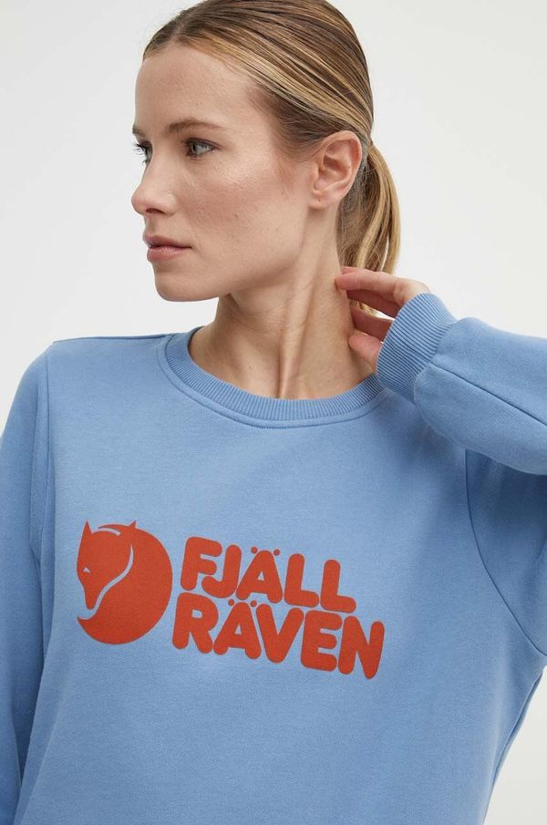 Fjallraven Bombažen pulover Fjallraven Fjällräven Logo Sweater ženski, F84143