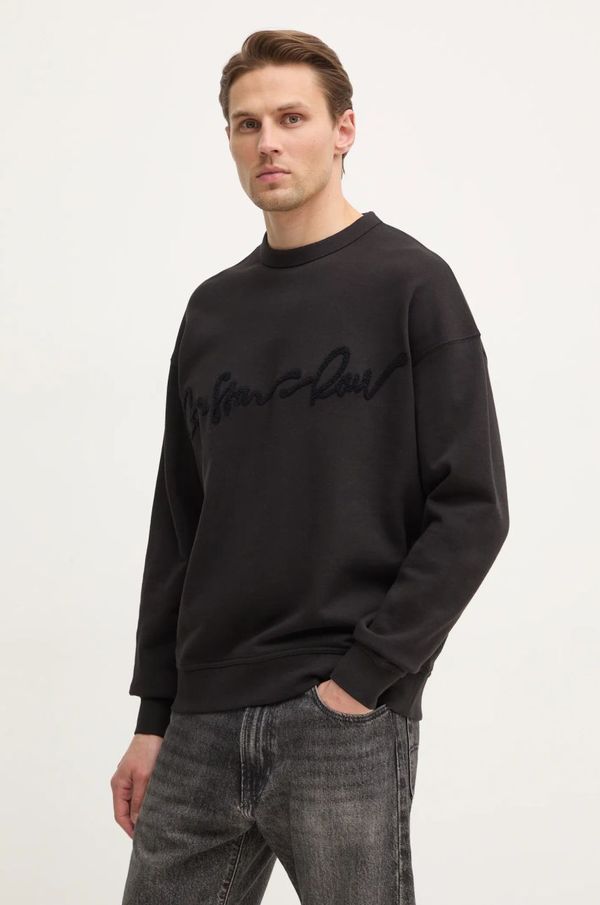 G-Star Raw Bombažen pulover G-Star Raw moški, črna barva, D25134-D257