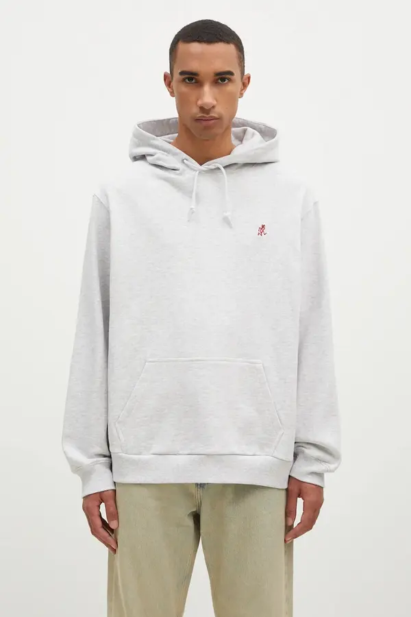 Gramicci Bombažen pulover Gramicci One Point Hooded Sweatshirt