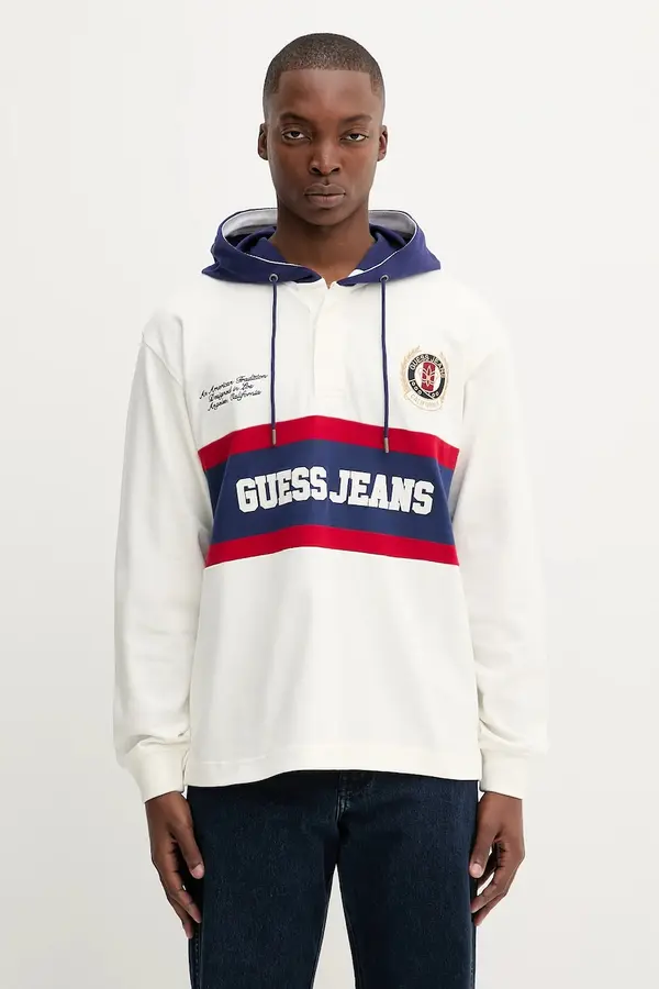 Guess Jeans Bombažen pulover Guess Jeans