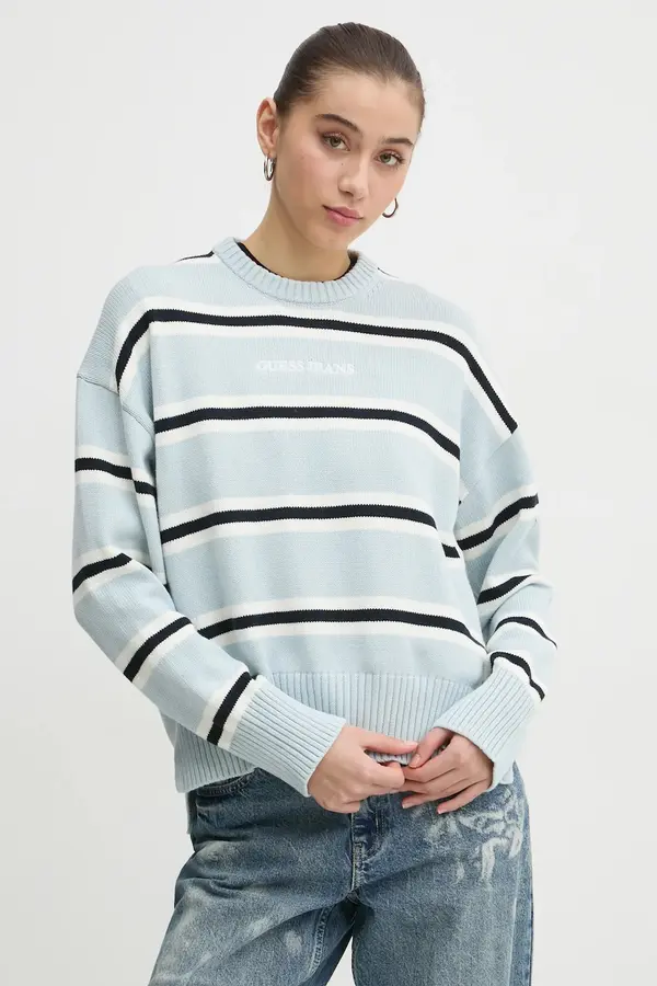 Guess Jeans Bombažen pulover Guess Jeans