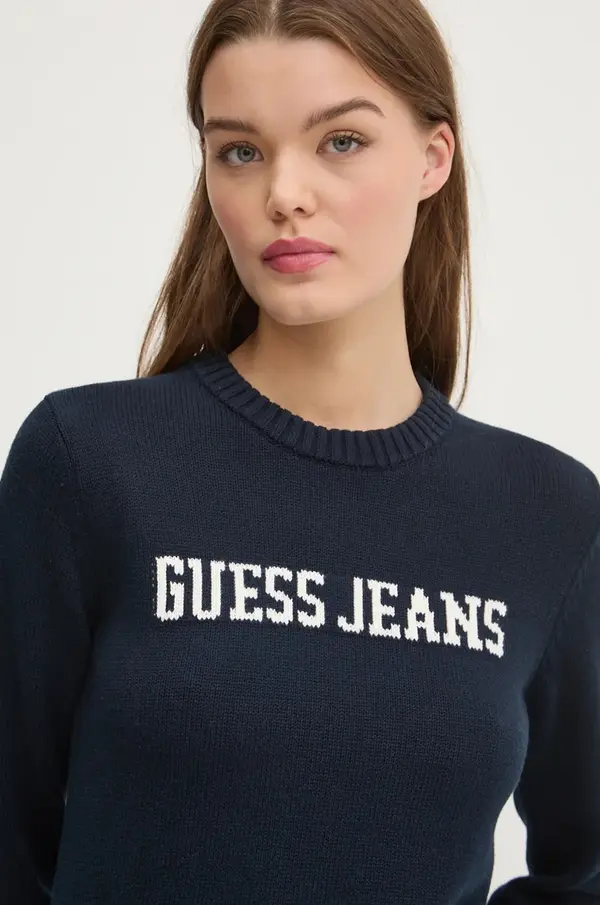 Guess Jeans Bombažen pulover Guess Jeans