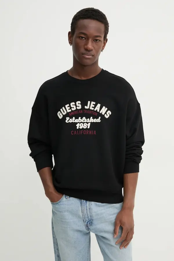 Guess Jeans Bombažen pulover Guess Jeans