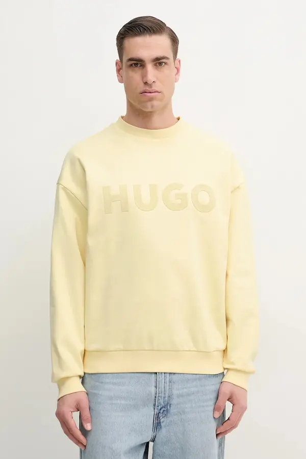HUGO Bombažen pulover HUGO Dinex