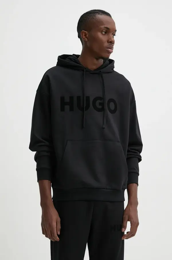 HUGO Bombažen pulover HUGO Ditchle