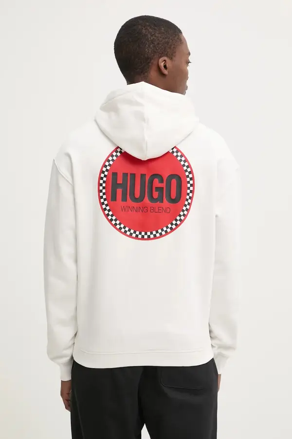 HUGO Bombažen pulover HUGO
