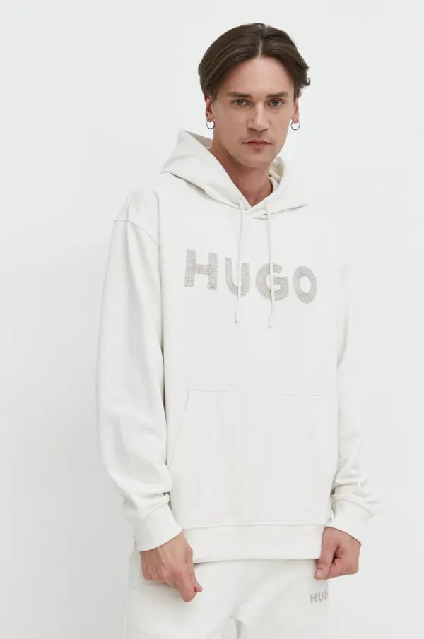 HUGO Bombažen pulover HUGO