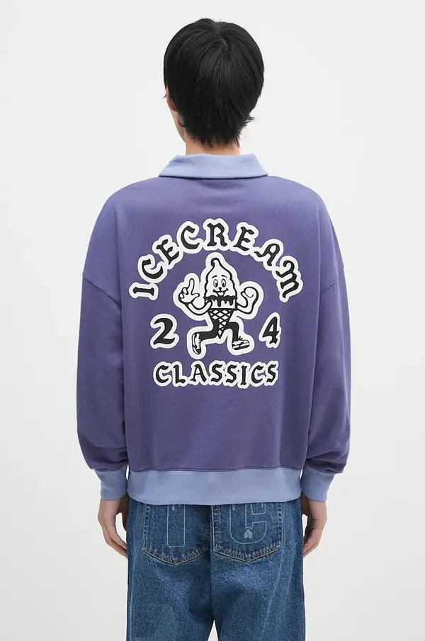Icecream Bombažen pulover ICECREAM Cone Man Quarter Zip