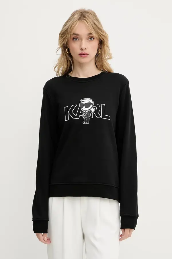 Karl Lagerfeld Bombažen pulover Karl Lagerfeld