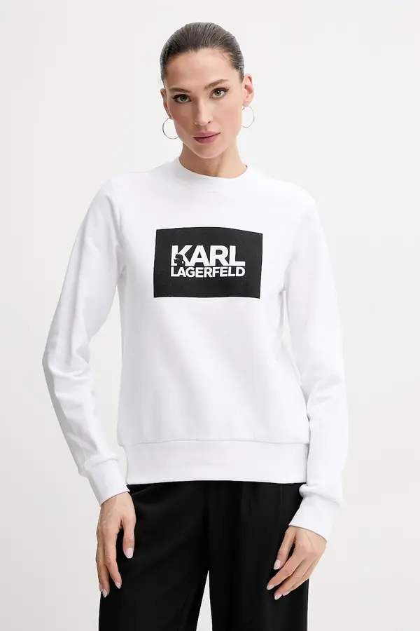 Karl Lagerfeld Bombažen pulover Karl Lagerfeld