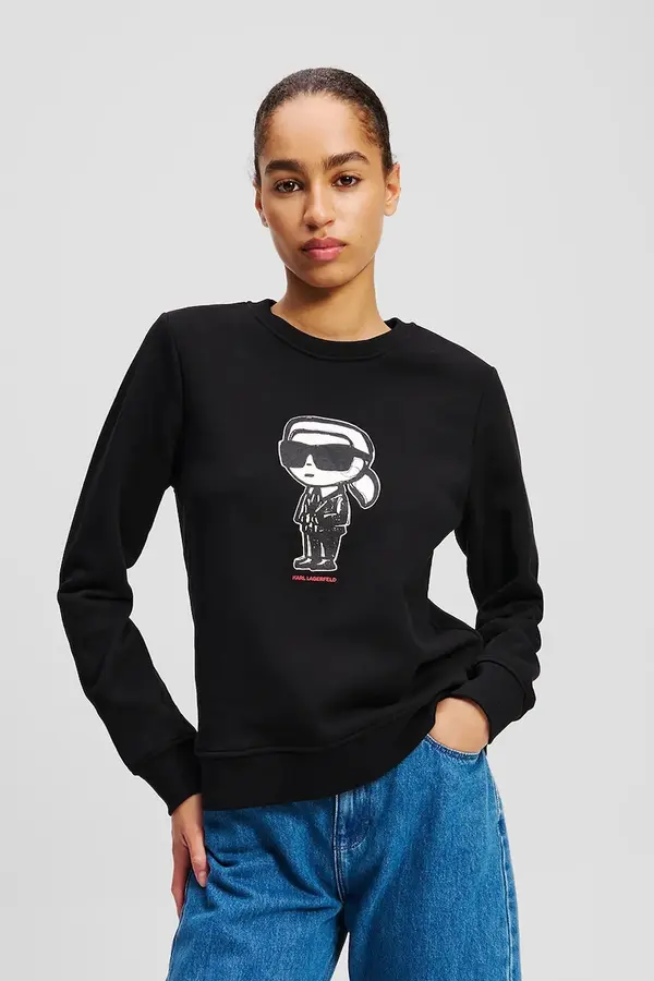 Karl Lagerfeld Bombažen pulover Karl Lagerfeld IKON