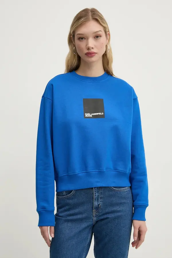 Karl Lagerfeld Jeans Bombažen pulover Karl Lagerfeld Jeans