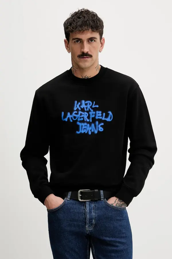 Karl Lagerfeld Jeans Bombažen pulover Karl Lagerfeld Jeans