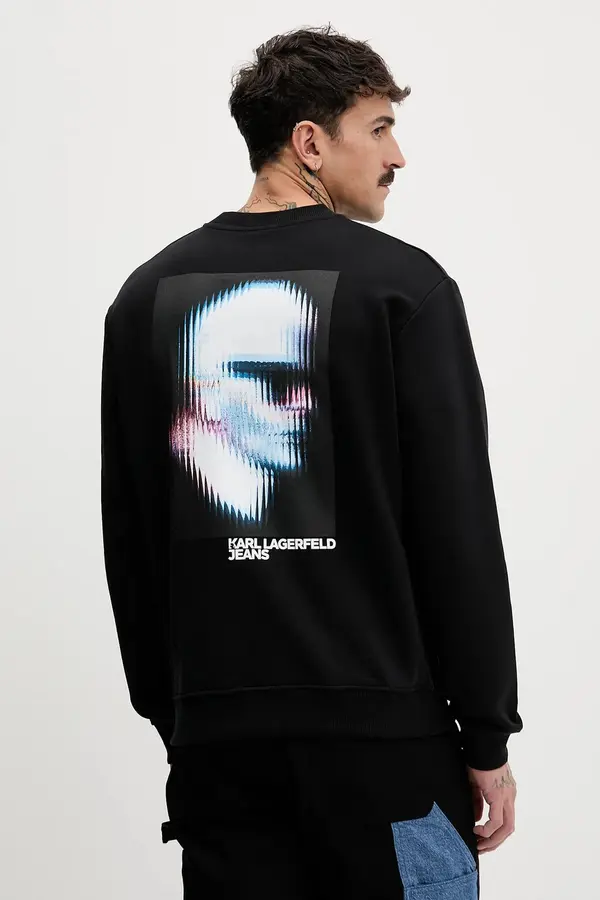 Karl Lagerfeld Jeans Bombažen pulover Karl Lagerfeld Jeans