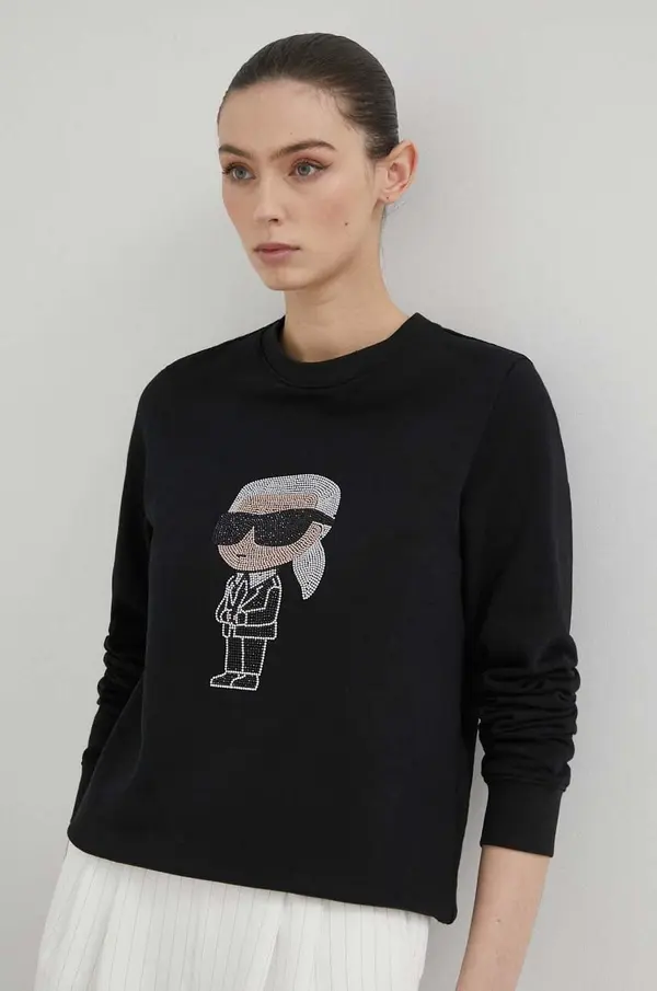 Karl Lagerfeld Bombažen pulover Karl Lagerfeld