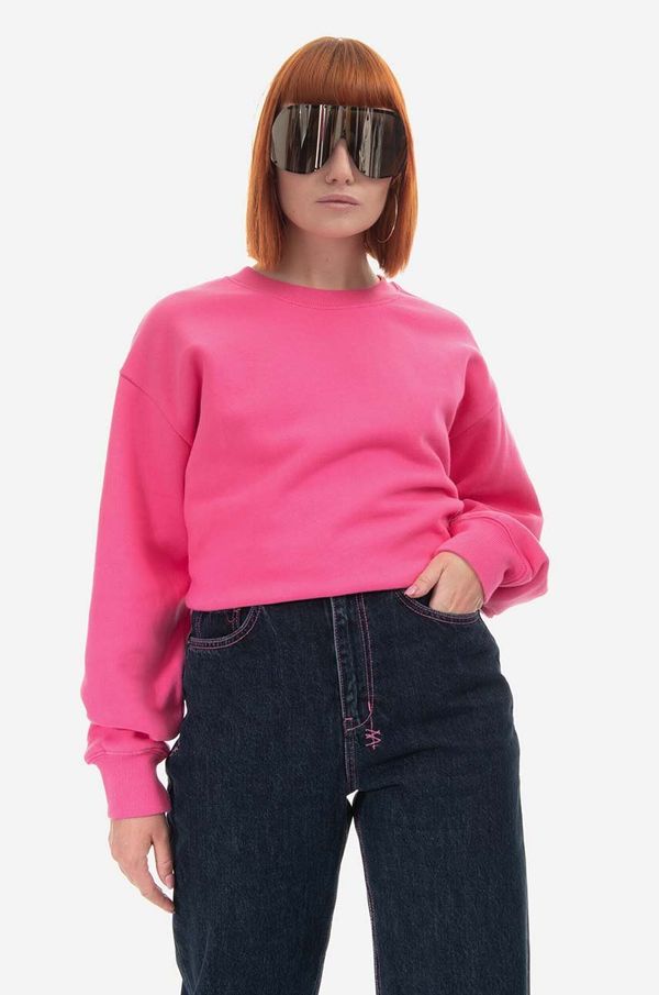 KSUBI Bombažen pulover KSUBI ženska, roza barva