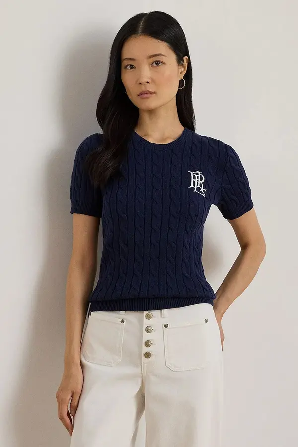 Lauren Ralph Lauren Bombažen pulover Lauren Ralph Lauren