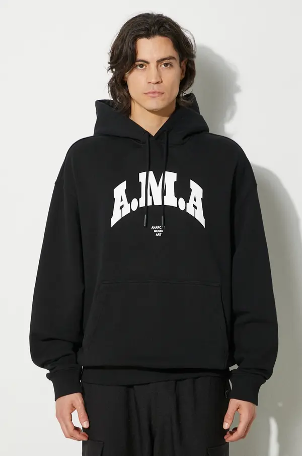 Marcelo Burlon Bombažen pulover Marcelo Burlon Ama Comfort Hoodie