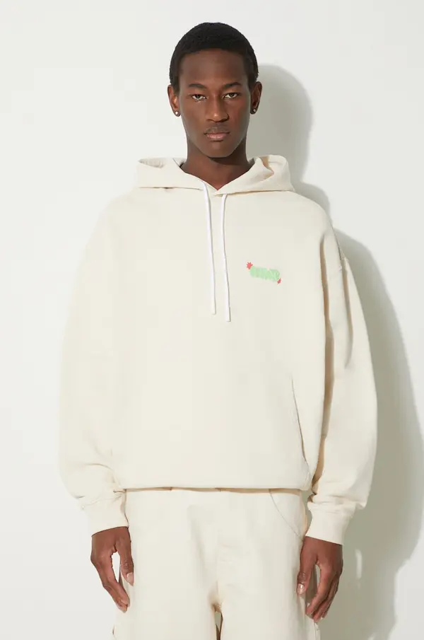 Marcelo Burlon Bombažen pulover Marcelo Burlon Solsticio Comfort Hoodie