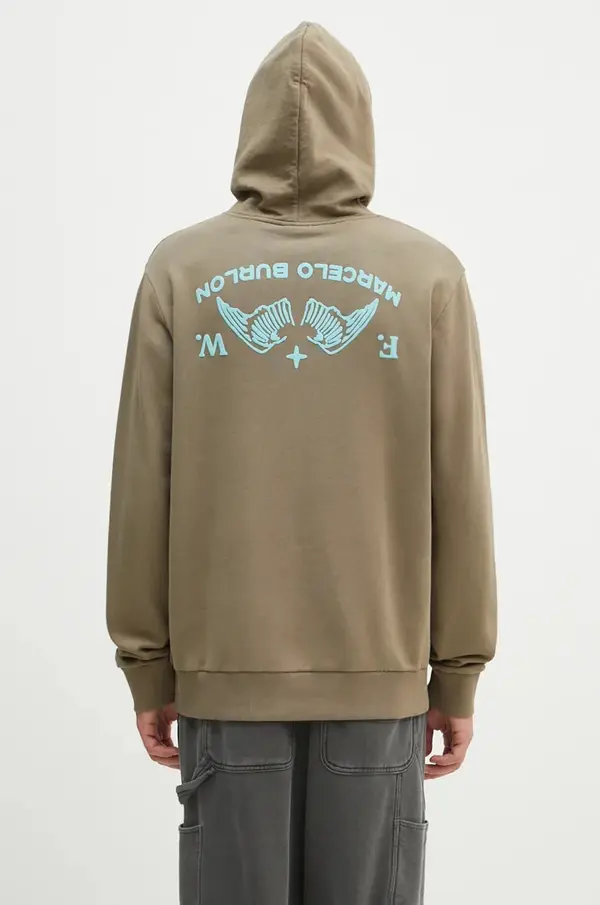 Marcelo Burlon Bombažen pulover Marcelo Burlon Vintage Logo