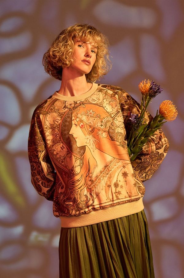 Medicine Bombažen pulover Medicine ženska, bež barva