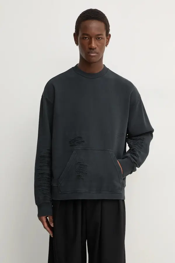 MM6 Maison Margiela Bombažen pulover MM6 Maison Margiela