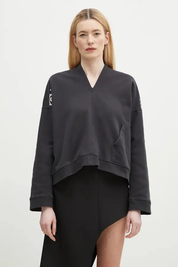MM6 Maison Margiela Bombažen pulover MM6 Maison Margiela